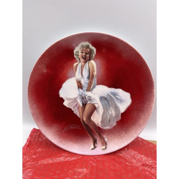 The Seven Year Itch Marilyn Monroe And Delphi Collectors Plate Bradford Exchange - Picture 1 of 6